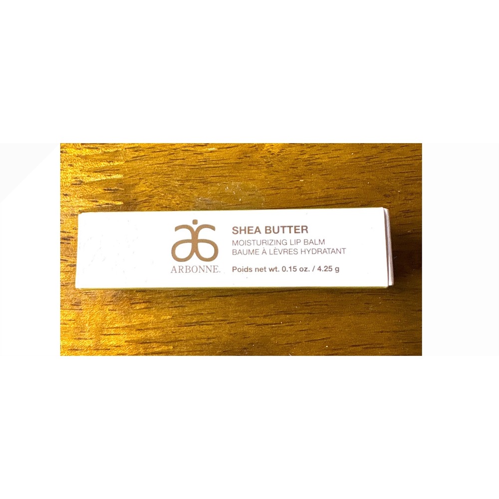 Arbonne Shea Butter Moisturizing Lip Balm 0.15 oz Vegan Gluten-Free New in Box